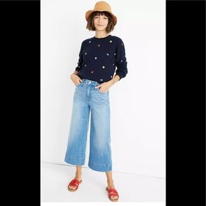 Madewell Wide-Leg Crop Jeans